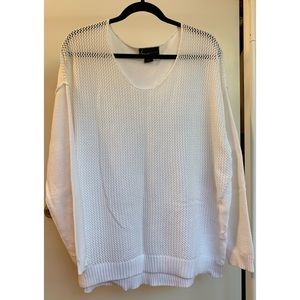 Lane Bryant White Sweater Size 18/20